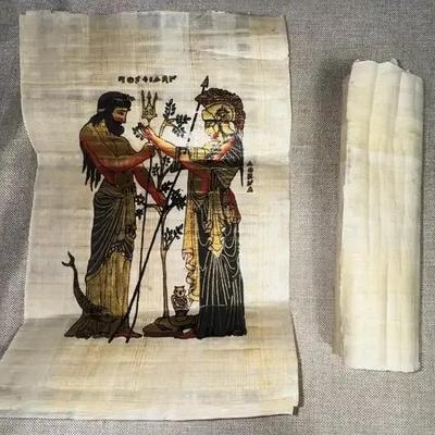 Vintage Papyrus Greek Art (2)