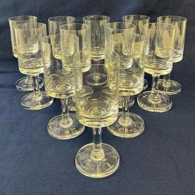 Dansk Kairn Crystal Cordial Or Sherry Glasses, 12 Pcs