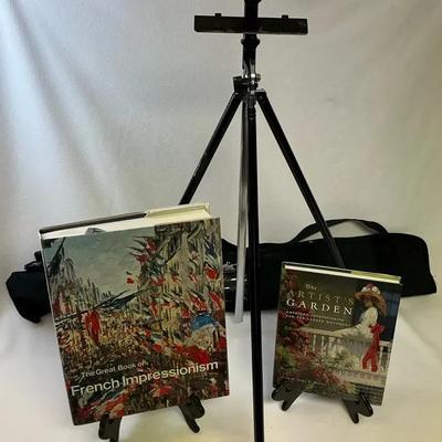 Artist Collection - Field Easel With Case & Two Impressionism Hardback Books (3pcs) 