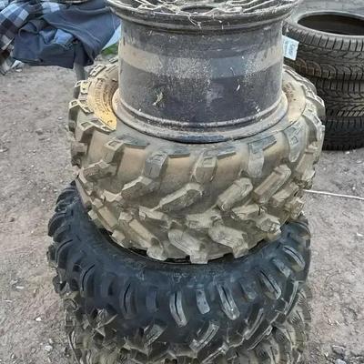 Side By Side UTV All Terrain Tires - 3 Different Sizes, One Rim