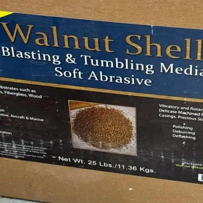 2 Sandblast Auto Supplies - Walnut Shell Blasting & Tumbling Media Soft Abrasive, Course 12 Grit
