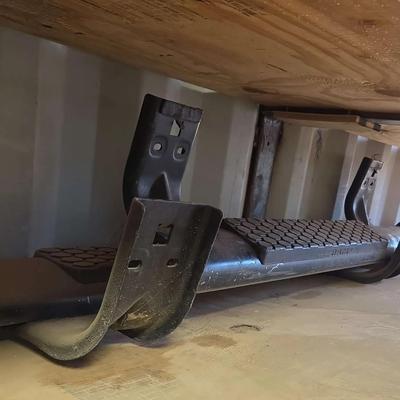 Set of 2 RAM 1500 Truck Running Boards  - Side Steps, Metal, Chrome