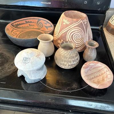 Native American Pottery - Pots, Bowl, Vases