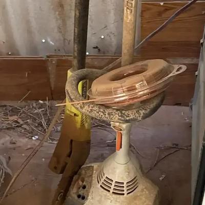 Yard Power Tools - Ryobi Tree Trimmer. Stihl Weed Eater, Leaf Blower