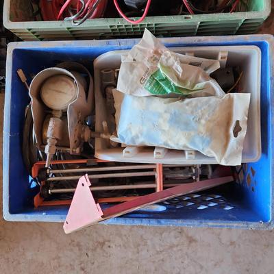 Blue Mystery Crate - Gauge, Compression Caps, Small Items In Bags