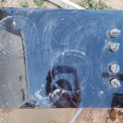 GE Glass Cooktop - 4 Burner, Power Boil, Knobs