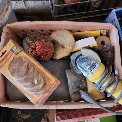 Tool Mystery Crate - Ryobi, Dewalt, Sanding Supplies, Pads, Abrasive Discs