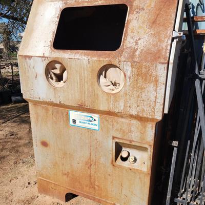 Zero Mfg Blast-N-Peen Abrasive Blast Cabinet 