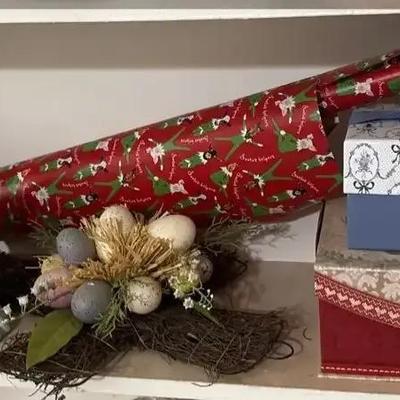 Holiday Decor - Nativity Snow Globe, Angel Bells & Figurine, Cross, Ornament & Boxes