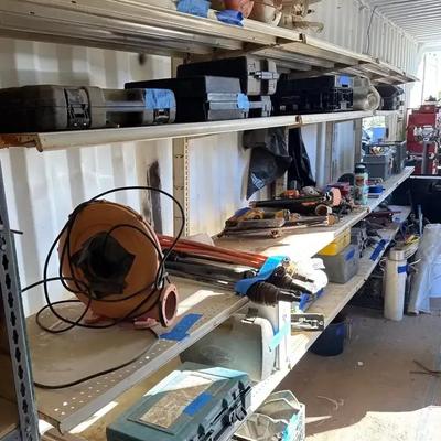 Gondola Shelving - White Adjustable Shelving System. 15 Shelves. Items Not Included. 