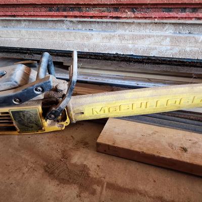 Vintage McCullough Timber Bear Chainsaw 