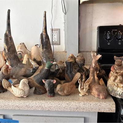 Glass Statues - Animals, Birds, Deers, Rabbits