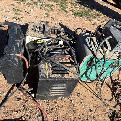 Battery Chargers (6) - EZ- Go Textron, Power Wise, Power Drive - Untested