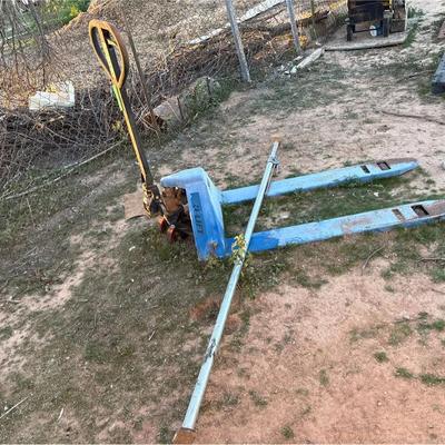 Pallet Jack + Cargo Load Bar