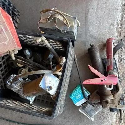 Regulators, Caulk Gun, AirVac - Mystery Bin