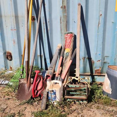 Garden Yard Tools, Aerator Tool, Shovels, Toro Blower, Rake, 48' Natural Burlap
