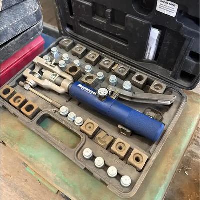 Mastercool Universal Hydraulic Flaring, Greenlee 767, TemCo Dimple Die Set, Black And Decker Jigsaw