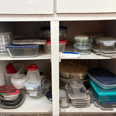 Kitchen Essentials- Salter Kitchen Scale, Roasting Pan + Glass & Plastic Storage