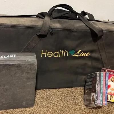 Health Line Fitness / Dancing Pole, OPTP Pro-Slant, The Art Of Pole & Carmen Electra Striptease DVDs