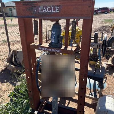 Eagle Shop Press 60,000 with 20 Ton Hydraluic Jack