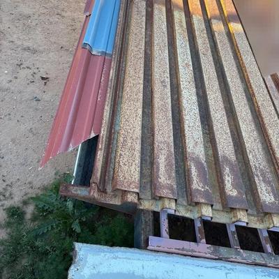 Corrugated Tin & Sheet Metal Approx 8’ Pieces & 3’ Pieces