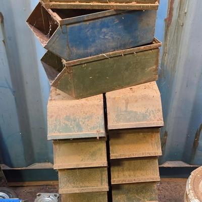 Vintage, Heavy-gauge Steel Stackbins (15)