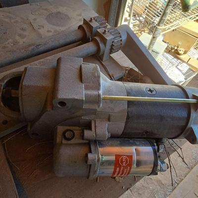 Vehicle Altor Starter Motor & Vintage Ingersoll Rand Rockwell Model 2220 Type II Air Impact Wrench 