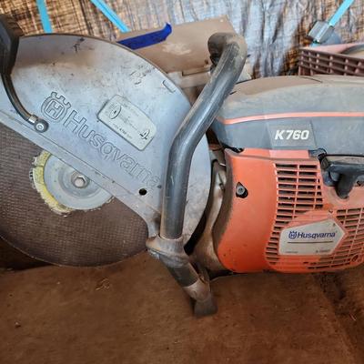 Husqvarna K760 Power Cutter, For Concrete, Hard Surfaces 