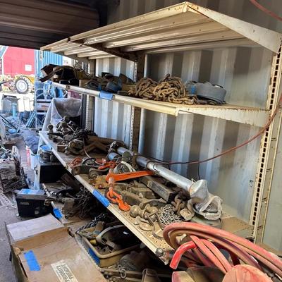 Gondola Shelving- White Metal Storage Shelves Adjustable. 8 Shelves. Items Not Included