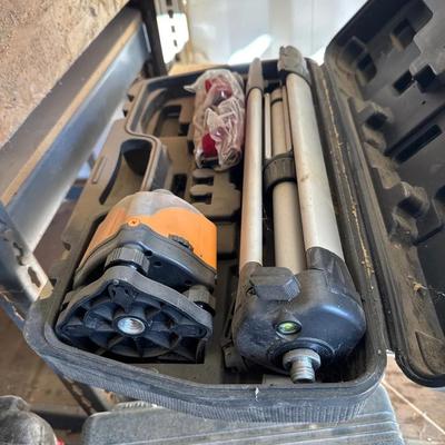 Leveling Rotary Laser Level Kit - Johnson, Includes Manual, Model 40-0918