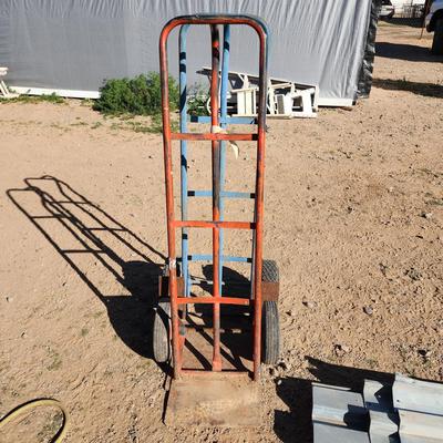 2 Hand Trucks / Dolly's - Orange & Blue, Good Rolling Tires