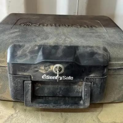 SentrySafe Personal Safe With Key - Black, Small, Home or Office