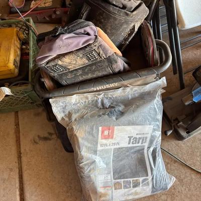 Husky and Dewalt Tool Bags, HFT Mesh Weave Tarp