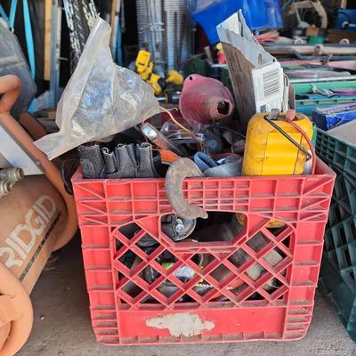 Tools Mystery Crate - Sanding, Fluke Multimeter, Stanley, Tapes, Wrenches, Clamps, Safety 