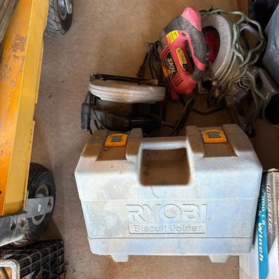 Power Toys - Ryobi Biscuit Joiner, Skillsaw, Craftsman Circular Saw, Skil Wood Saw. Work Great!