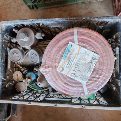 Gas And Propane Regulators - Black Mystery Crate, Welding Hose