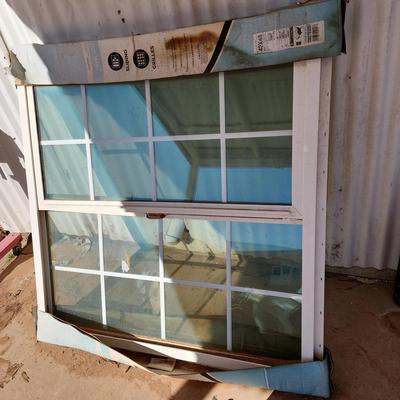 PlyGem Classic Vinyl White Sliding Window. Energy Star, 48" x 48"