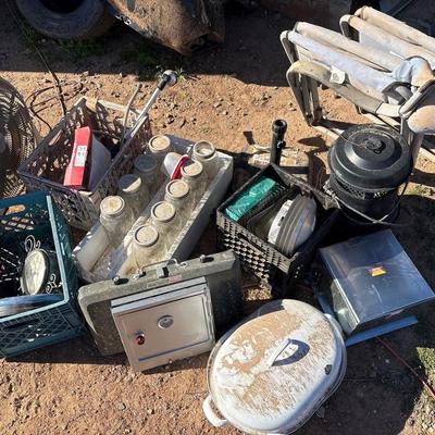 Camping & Housewares - Coleman Propane Camp Stove + Oven, Ball Mason Jars, Clocks