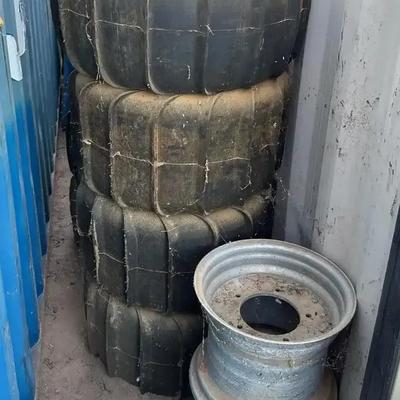 4 Sand Tires & 2 5-Lug Rims