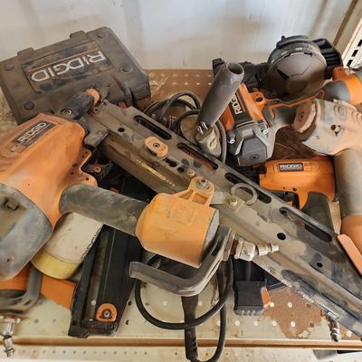 Lots O' Tools! Ridgid Tools, 7 Total, One Case Of Hole Saw Bits 