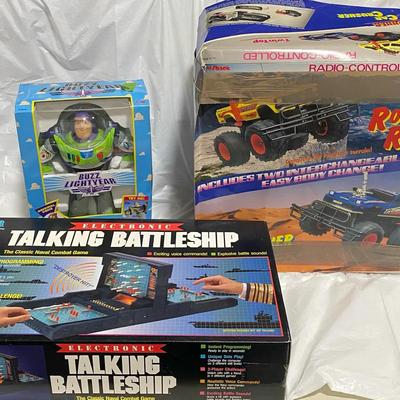 Battleship Buzz Lightyear and Rock Runner Remote Control Truck