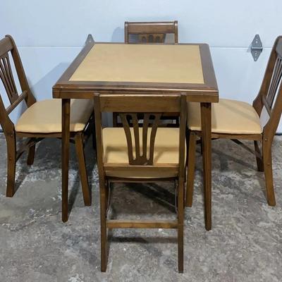 Mid Century Game Table & Chairs