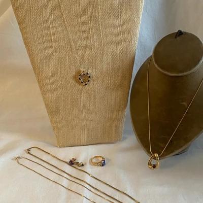 14kt Yellow Gold Lot: Ring Sz6, 24 Grams Total