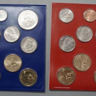 Sale Photo Thumbnail #155: 1155	2 - 2013 US MINT UNCIRCULATED COIN SET D & P
