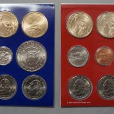Sale Photo Thumbnail #150: 1150	2 - 2008 US MINT UNCIRCULATED COIN SET D & P

