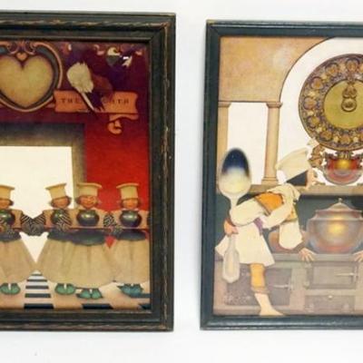 Sale Photo Thumbnail #62: 1062	2 MAXFIELD PARISH PRINTS, EACH APPROXIMATELY 11 IN X 13 IN OVERALL
