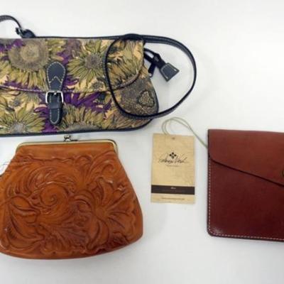 Sale Photo Thumbnail #134: 1134	3 PATRICIA NASH ITALIAN LEATHER BAGS
