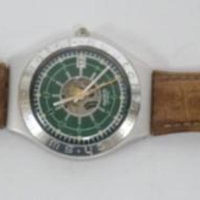 Sale Photo Thumbnail #120: 1120	SWATCH IRISH WEEKEND ALUMINUM WATER RESISTANT MENS WATCH
