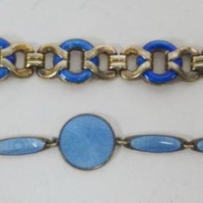 Sale Photo Thumbnail #129: 1129	2 STERLING SILVER BRACELETS, .91 OZT 
