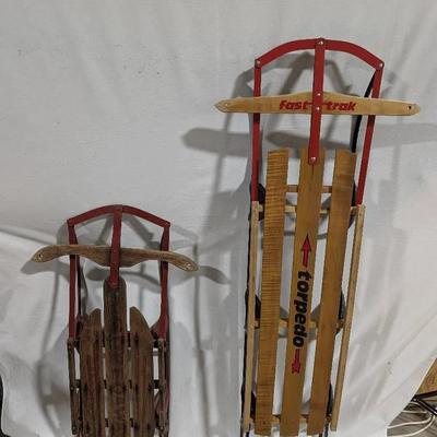 Vintage Fast Track & Speedaway Snow Sleds